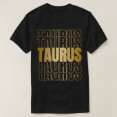 Zodiac Taurus T-shirt (Design voorkant)