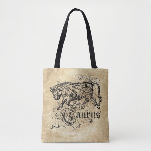 Zodiac Taurus Tote Bag (Voorkant)