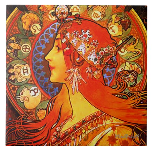 Zodiac Tegeltje (Voorkant)