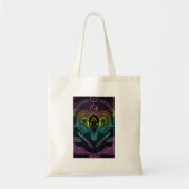 Zodiac-teken Aries Tarot-kaart Canvas tas (Voorkant)