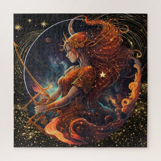 Zodiac teken Boogschutter puzzel, 20 "x20" 676 stu Legpuzzel (Verticaal)