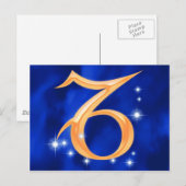 Zodiac-teken Capricorn Briefkaart (Voorkant / Achterkant)