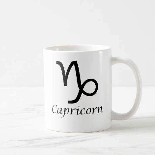 Zodiac-teken "Capricorn" Koffiemok (Rechts)
