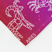 Zodiac teken deken (regenboog glad vervagen) (Hoek)