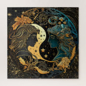 Zodiac teken Gemini puzzel, 20 "x20" 676 stuks. Legpuzzel (Verticaal)
