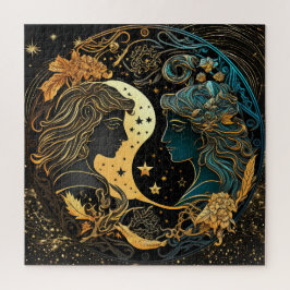 Zodiac teken Gemini puzzel, 20 "x20" 676 stuks. Legpuzzel