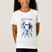 Zodiac-teken Gemini Ringer T-Shirt (Voorkant)