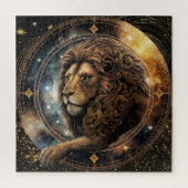 Zodiac teken Leo puzzel, 20 "x20" 676 stuks. Legpuzzel (Verticaal)