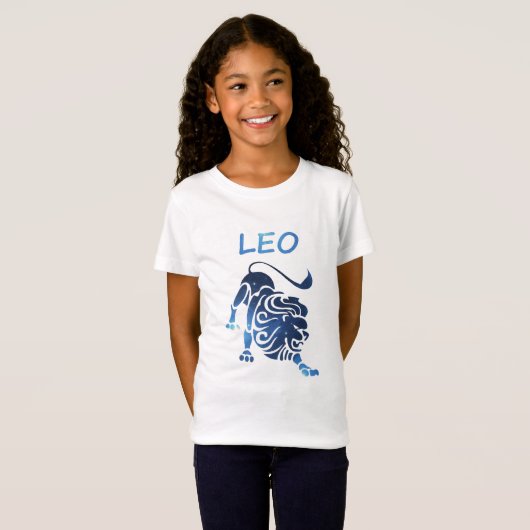 Zodiac-teken Leo Ringer T-Shirt (Voorkant volledig)