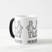 Zodiac Teken Mok: Gemini Magische Mok (Voorkant links)