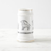 Zodiac Teken Mok: Steenbok Bierpul (Center)