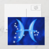 Zodiac-teken Pisces Briefkaart (Voorkant / Achterkant)