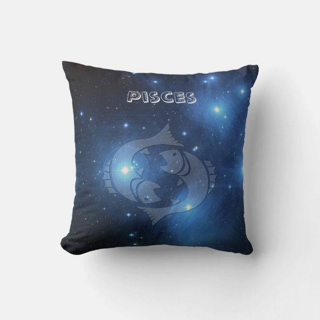 Zodiac-teken Pisces Kussen (Voorkant)