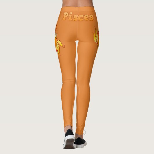 Zodiac-teken Pisces Leggings (Achterkant)