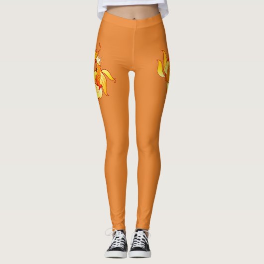 Zodiac-teken Pisces Leggings (Voorkant)