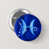 Zodiac-teken Pisces Ronde Button 5,7 Cm (Voorkant /achterkant)