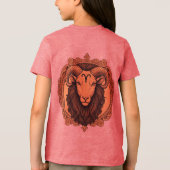 Zodiac teken Ram rood klassiek design Sweatshirt (Achterkant)