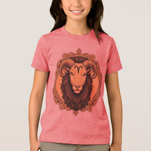 Zodiac teken Ram rood klassiek design Sweatshirt (Voorkant)