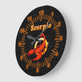 Zodiac-teken Scorpio Grote Klok (Hoek)