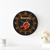 Zodiac-teken Scorpio Grote Klok (Huis)