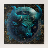 Zodiac teken Stier puzzel, 20 "x20" 676 stuks. Legpuzzel (Verticaal)