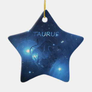 Zodiac-teken Taurus Keramisch Ornament