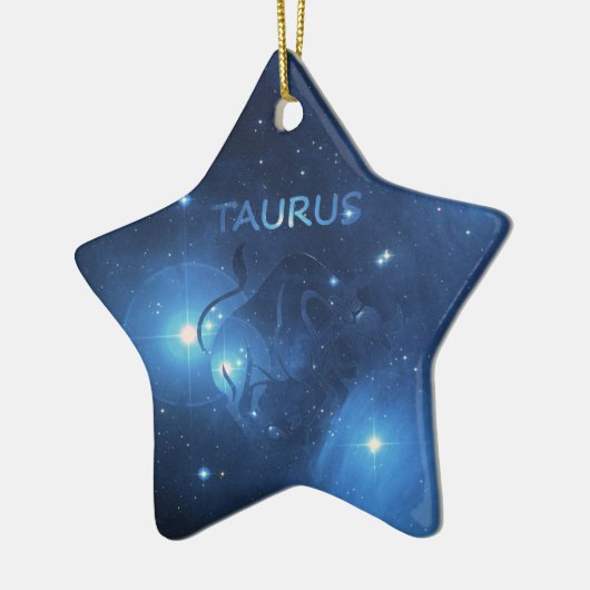 Zodiac-teken Taurus Keramisch Ornament (Links)