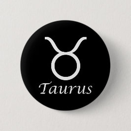 Zodiac-teken 'Taurus' Ronde Button 5,7 Cm