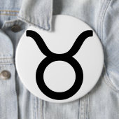 Zodiac-teken Taurus Ronde Button 6,0 Cm (In situ)