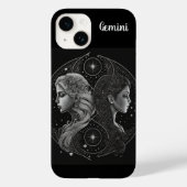 Zodiac teken telefoonhoes, gepersonaliseerde telef Case-Mate iPhone case (Achterkant)
