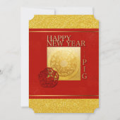 Zodiac teken varken papercut Chinees jaar 2019 fee Kaart (Voorkant)