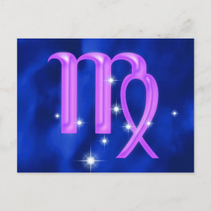 Zodiac-teken Virgo Briefkaart