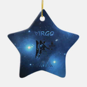 Zodiac-teken Virgo Keramisch Ornament