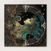 Zodiac teken Virgo Puzzel, 20 "x20" 676 stuks. Legpuzzel (Horizontaal)