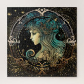 Zodiac teken Virgo Puzzel, 20 "x20" 676 stuks. Legpuzzel (Verticaal)