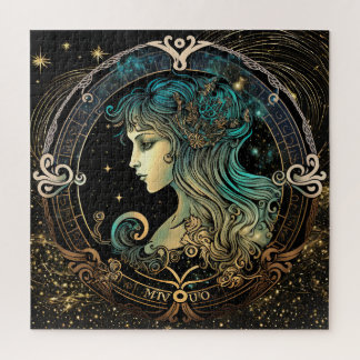 Zodiac teken Virgo Puzzel, 20 "x20" 676 stuks. Legpuzzel