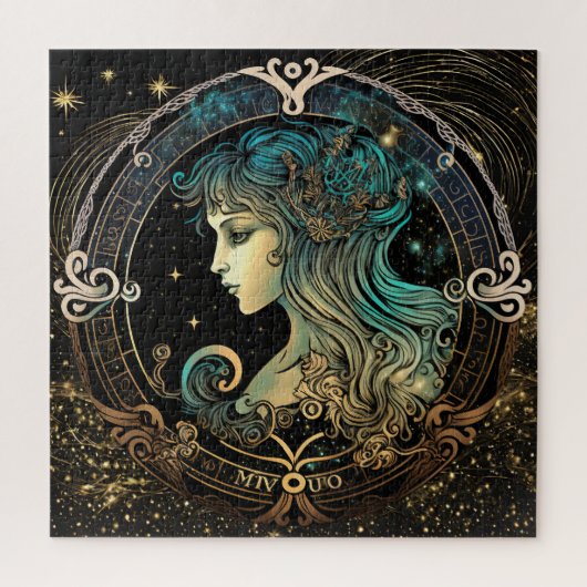 Zodiac teken Virgo Puzzel, 20 "x20" 676 stuks. Legpuzzel (Verticaal)