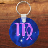 Zodiac-teken Virgo Sleutelhanger (Voorkant)