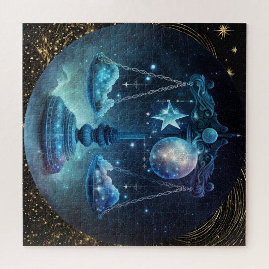 Zodiac teken Weegschaal Puzzel, 20 "x20" 676 stuks Legpuzzel (Horizontaal)