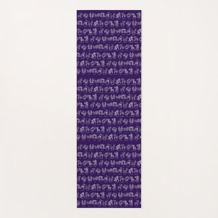 Zodiac teken yogamat (Paarse)