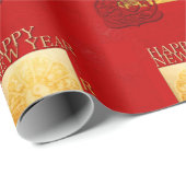 Zodiac-tekens Yin Yang Chinese Rat Year 2020 WP Cadeaupapier (Rol Hoek)