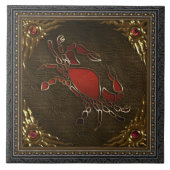 Zodiac Tile - Cancer Tegeltje (Voorkant)