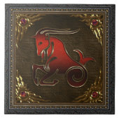Zodiac Tile - Capricorn Tegeltje (Voorkant)