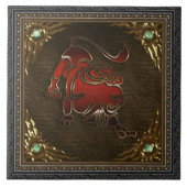 Zodiac Tile - Leo Tegeltje (Voorkant)