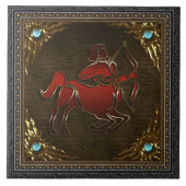 Zodiac Tile - Sagittarius Tegeltje (Voorkant)