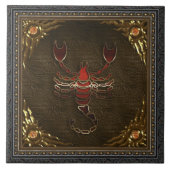 Zodiac Tile - Scorpio Tegeltje (Voorkant)