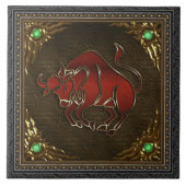 Zodiac Tile - Taurus Tegeltje (Voorkant)