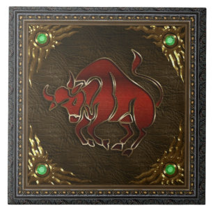 Zodiac Tile - Taurus Tegeltje
