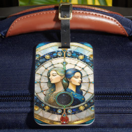 Zodiac - Tweeling De Tweeling Bagagelabel