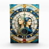 Zodiac - Tweeling De Tweeling Fotoblokken (Voorkant)